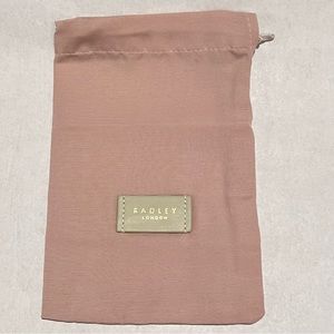 NEW Radley London Wallet Dustbag Pink/White